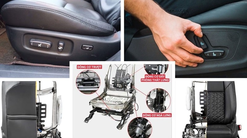 độ ghế chỉnh điện ô tô