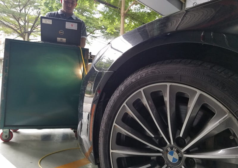 quy trình dịch vụ sửa chữa xe bmw