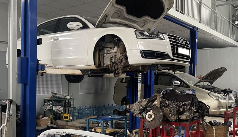 quy trình sửa chữa xe audi chuyên nghiệp