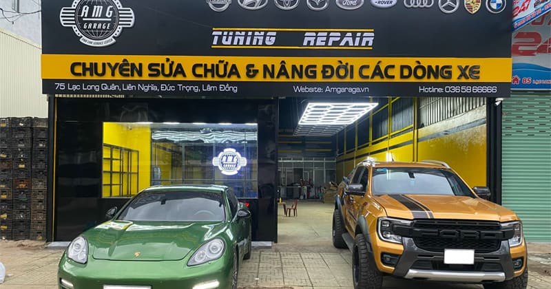 gara chuyên sửa chữa xe porsche uy tín