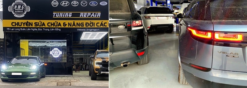 gara chuyên sửa chữa range rover tại lâm đồng