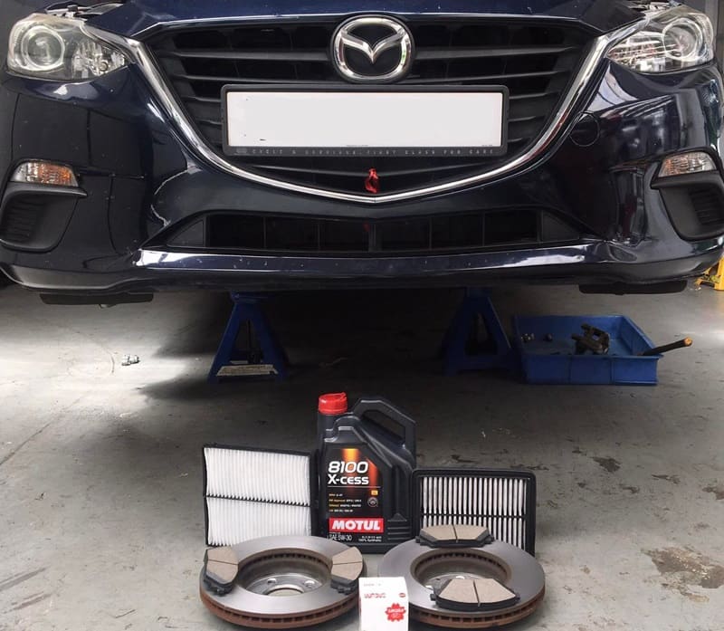 lịch bảo dưỡng xe mazda chi tiết