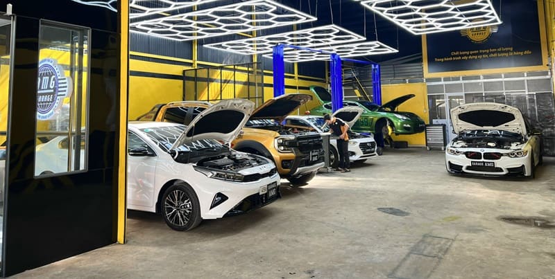quy trình tiếp nhận sửa chữa xe ford