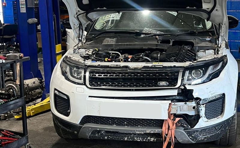 quy trình tiếp nhận xe land rover
