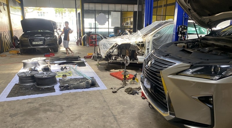 quy trình sửa xe lexus chuyên nghiệp